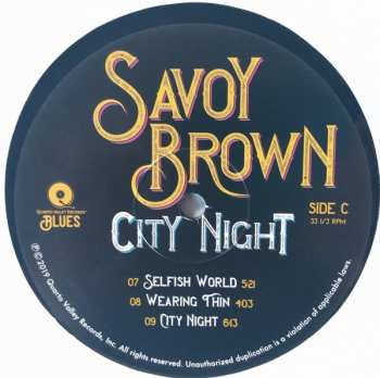 2LP Savoy Brown: City Night