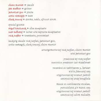 CD Claire Martin: Devil May Care