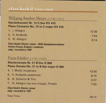 10CD Clara Haskil: Clara Haskil