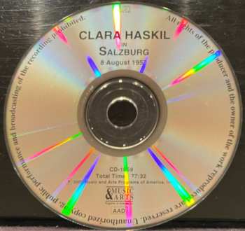 CD Ludwig van Beethoven: The Salzburg Recital / 8 August 1957 / Previously Unissued