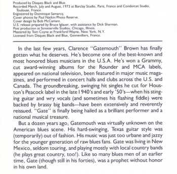 CD Clarence "Gatemouth" Brown: Pressure Cooker