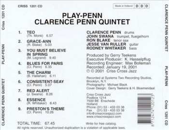 CD Clarence Penn Quintet: Play-Penn