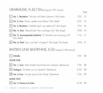 CD The Mozartists: Grabmusik; Bastien Und Bastienne