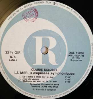 LP The Czech Philharmonic Orchestra: La Mer / Nocturnes