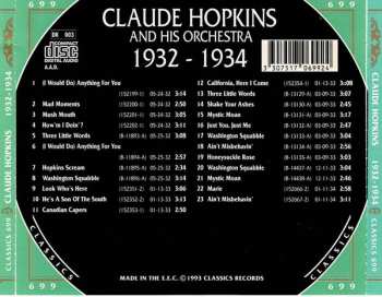 CD Claude Hopkins And His Orchestra: 1932-1934