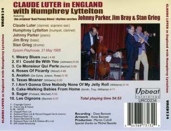 CD Claude Luter: In England With Humphrey Lyttelton