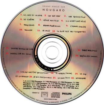 CD Claude Nougaro: Grand Angle Sur Nougaro