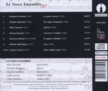 CD Salvatore Sciarrino: Ex Novo Ensemble - Trentennale (30°)