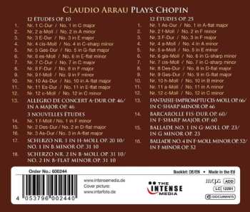 2CD Frédéric Chopin: Claudio Arrau Plays Chopin