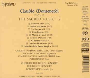 SACD Claudio Monteverdi: The Sacred Music - 2
