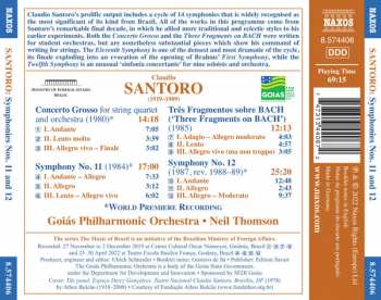 CD Claudio Santoro: Symphonies Nos. 11 And 12