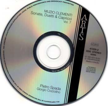 CD Muzio Clementi: Sonate, Duetti & Capricci
