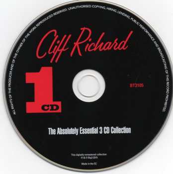 3CD Cliff Richard: The Absolutely Essential 3 CD Collection