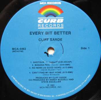 LP Cliff Sarde: Every Bit Better