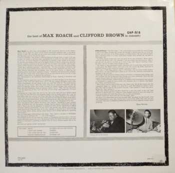 LP Clifford Brown And Max Roach: The Best Of Max Roach And Clifford Brown In Concert!