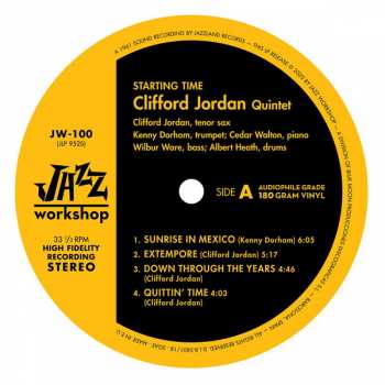 LP Clifford Jordan: Starting Time LTD