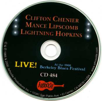 CD Lightnin' Hopkins: Live! At The 1966 Berkeley Blues Festival