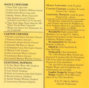 CD Lightnin' Hopkins: Live! At The 1966 Berkeley Blues Festival