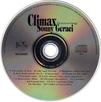 CD Climax: The Best of Climax featuring Sonny Geraci - Precious & Few