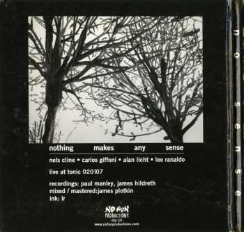 CD Nels Cline: Nothing Makes Any Sense