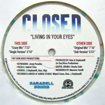 LP Closed: Living In Your Eyes LTD | CLR