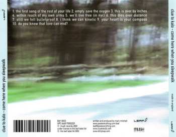 CD Clue To Kalo: Come Here When You Sleepwalk