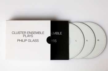 3CD/Box Set Philip Glass: Cluster Ensemble Plays Philip Glass