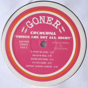 LP Cococoma: Things Are Not All Right