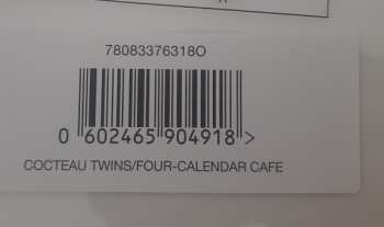 LP Cocteau Twins: Four-Calendar Café