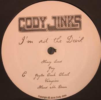 2LP Cody Jinks: I'm Not The Devil