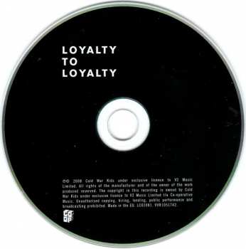 CD Cold War Kids: Loyalty To Loyalty