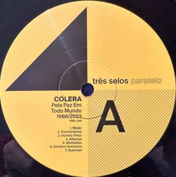 LP Cólera: Pela Paz Em Todo Mundo