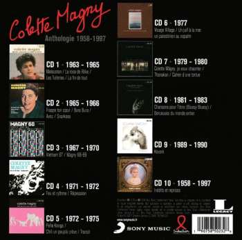 10CD/Box Set Colette Magny: Anthologie 1958 - 1997