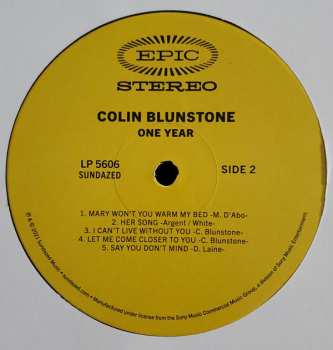 2LP Colin Blunstone: One Year DLX | LTD