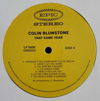 2LP Colin Blunstone: One Year DLX | LTD