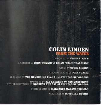 CD Colin Linden: From The Water