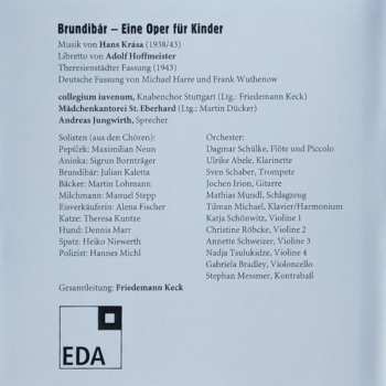 2CD Collegium Iuvenum: Brundibár - Eine Oper Für Kinder / Brundibár Und Die Kinder von Theresienstadt - Feature von Hannelore Wonschick
