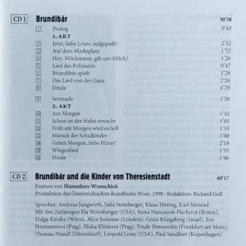 2CD Collegium Iuvenum: Brundibár - Eine Oper Für Kinder / Brundibár Und Die Kinder von Theresienstadt - Feature von Hannelore Wonschick