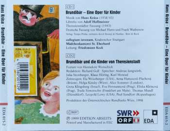 2CD Collegium Iuvenum: Brundibár - Eine Oper Für Kinder / Brundibár Und Die Kinder von Theresienstadt - Feature von Hannelore Wonschick