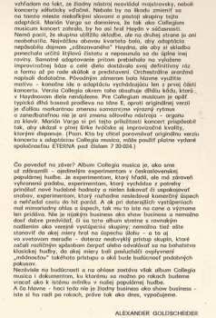 LP Collegium Musicum: Collegium Musicum