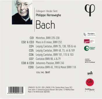 10CD/Box Set Johann Sebastian Bach: Bach