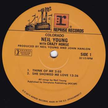 2LP/SP Neil Young & Crazy Horse: Colorado