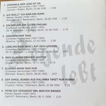 CD Comedian Harmonists: Die Legende Lebt