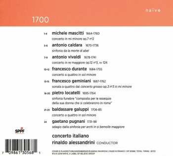 CD Concerto Italiano: 1700
