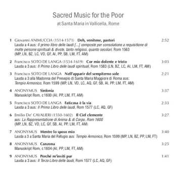 CD Concerto Romano: Sacred Music For The Poor At Santa Maria In Vallicella, Rome