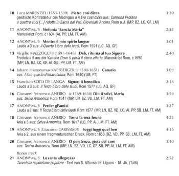 CD Concerto Romano: Sacred Music For The Poor At Santa Maria In Vallicella, Rome