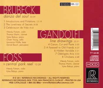 CD Concord Chamber Music Society: Brubeck/Gandolfi/Foss