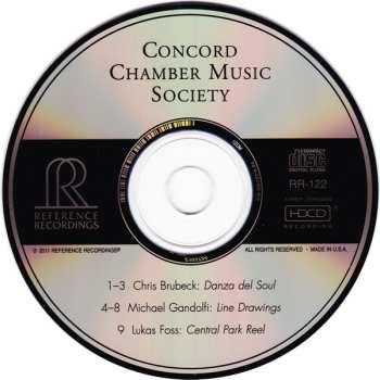 CD Concord Chamber Music Society: Brubeck/Gandolfi/Foss