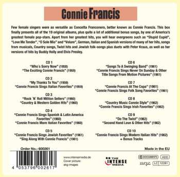 10CD Connie Francis: 19 Original Albums & Bonus Tracks