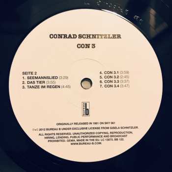 LP Conrad Schnitzler: Con 3